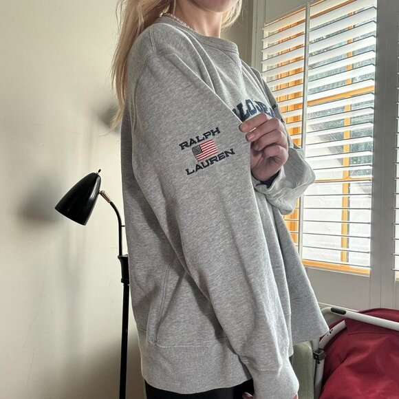 Vintage Ralph Lauren Polo Jeans Co. Sweatshirt – Grey (M) - Picture 4 of 7